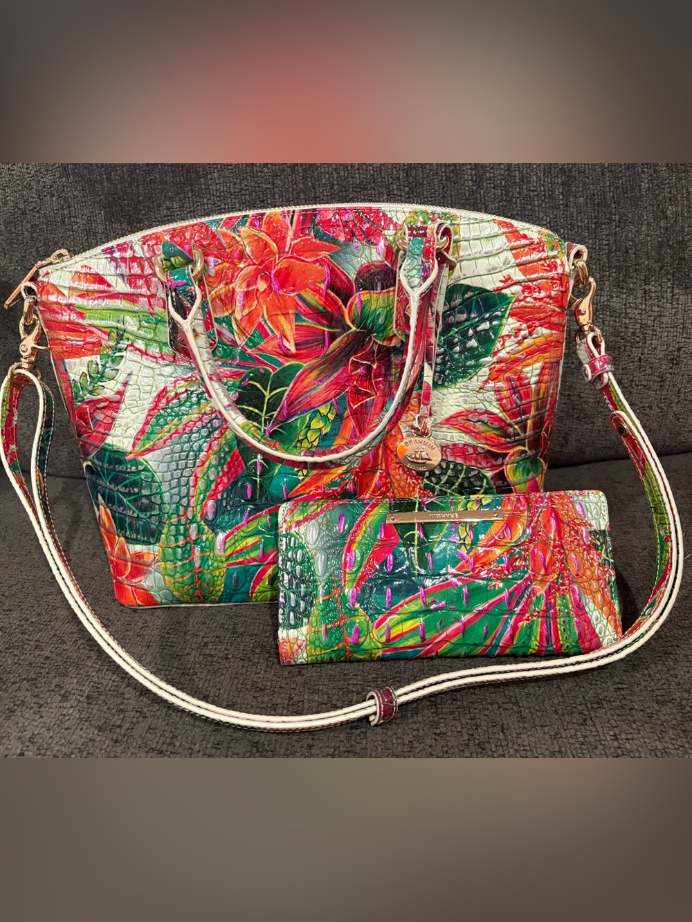 Brahmin Duxbury Satchel Shoulder Bag Purse and Andy Wallet Utopia Melbourne